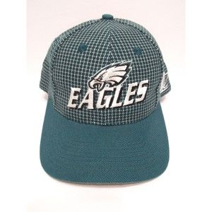 Philadelphia Eagles Vintage 90s Logo Athletic NFL Pro Line Plaid Strapback Hat